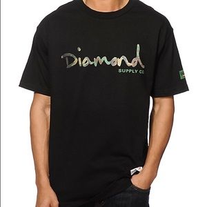 Diamond Supply Co Camo OG Script T-Shirt
